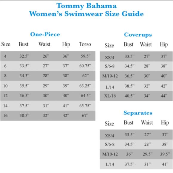 TOMMY BAHAMA Breaker Bay Reversible One-Piece Swimsuit 14 Brown Lace Back NWT - Picture 12 of 12